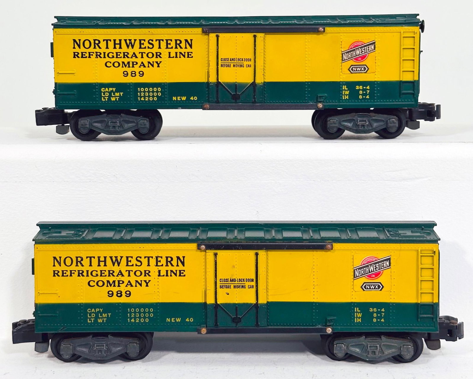 American Flyer Postwar S Gauge 989 Northwestern Refrigerator Car X2 (1 of 6)