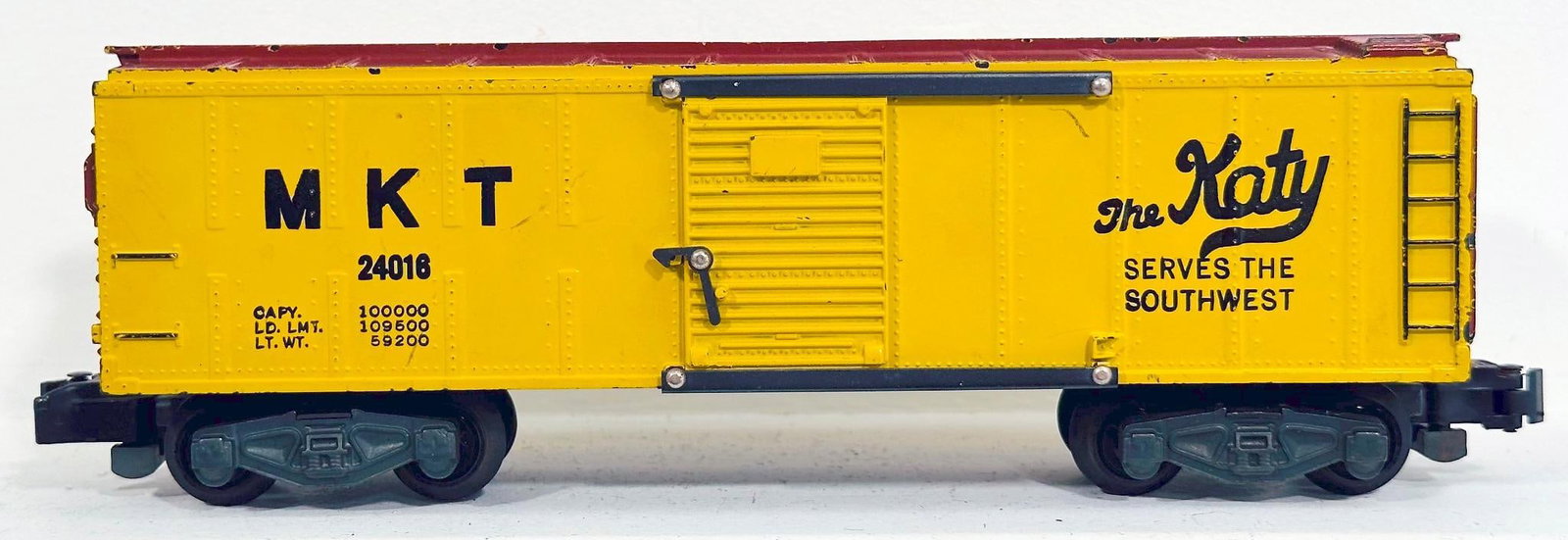 American Flyer S Gauge 24016 MKT Box Car Painted Scarce (1 of 6)