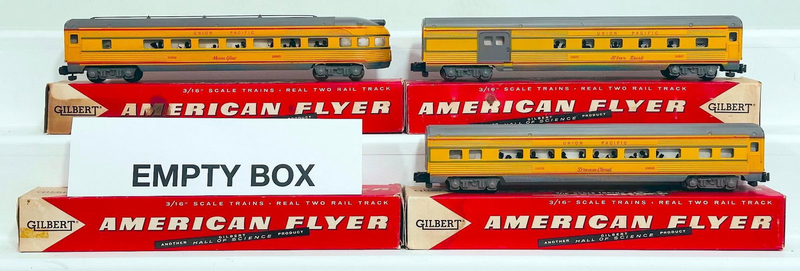 American Flyer Postwar S Gauge 24840 Union Pacific Streamline Observation Car- 24838 Union Pacific (1 of 8)