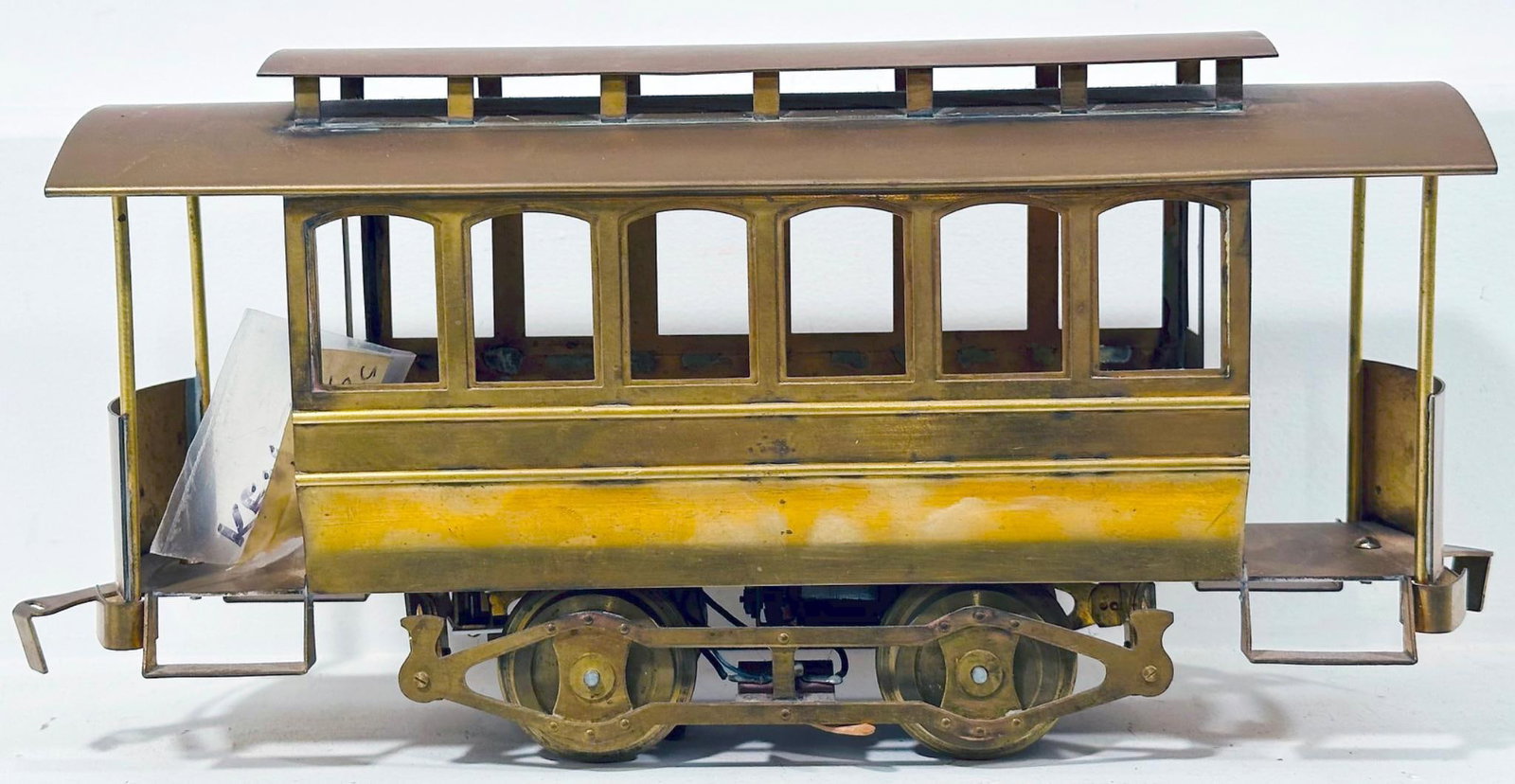 Unknown Manufacturer Modern Standard Gauge Brass Trolley (1 of 6)