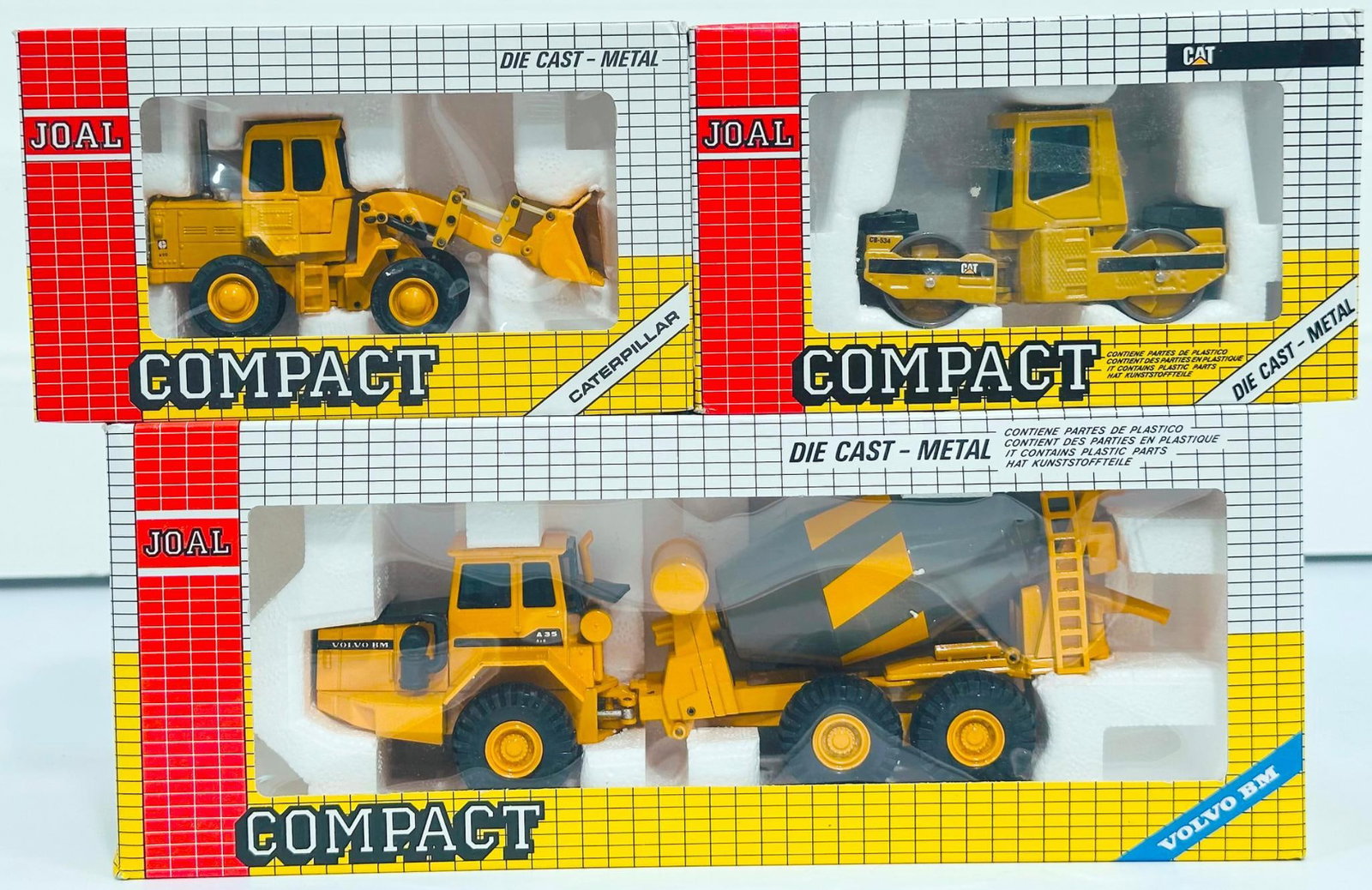 JOAL Modern 1:50 Scale Volvo A-35/CAT 920/CAT CB-534 Boxed (1 of 7)