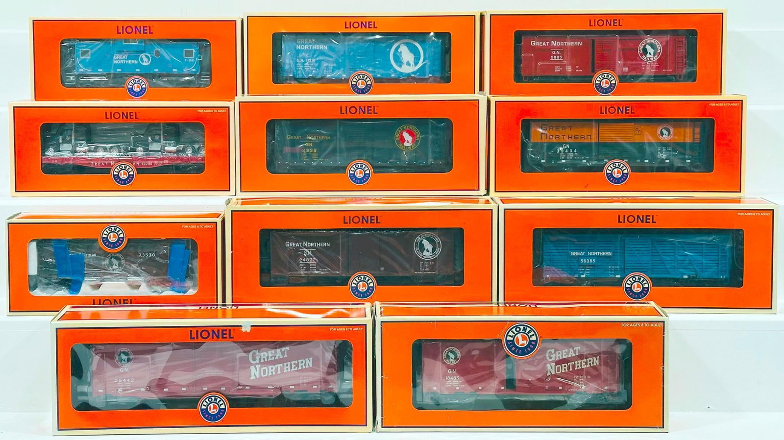 Lionel Modern O Gauge Eleven (11) Assorted Freight Cars Boxed (1 of 7)