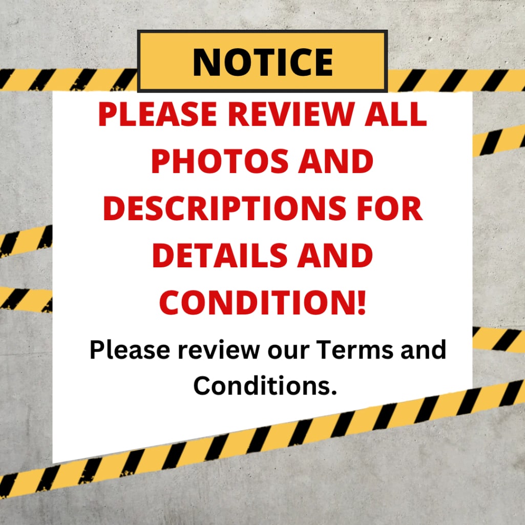 Please Read Terms and Conditions: Please read our Terms and Conditions on: harristoytrainauctions.com prior to bidding. Thank you.
