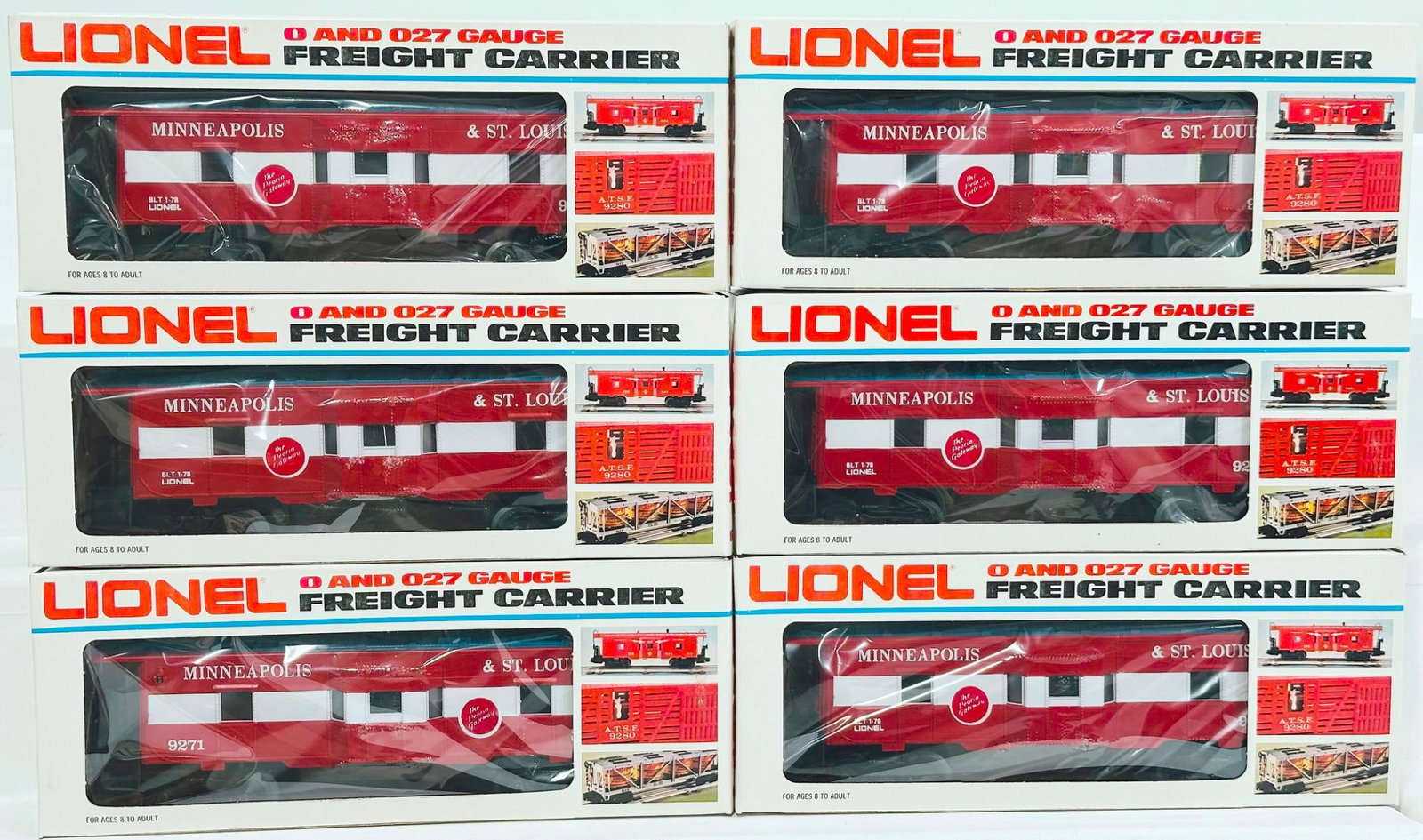 Lionel Modern O Gauge Twenty-Four (24) Assorted Box Cars Boxed (1 of 9)