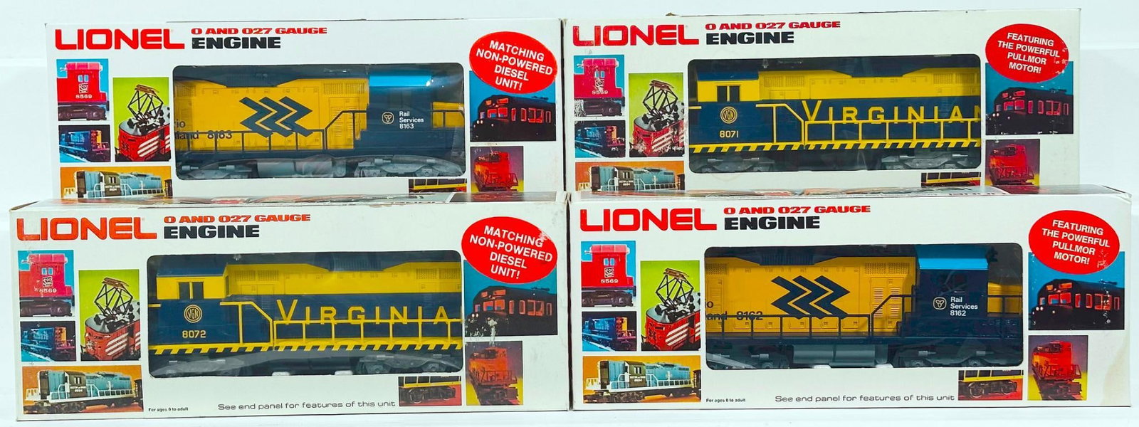 Lionel Modern O Gauge Ontario Northern SD-18 Diesel Switcher Powered/Virginian SD-18 Nonpowered (1 of 5)