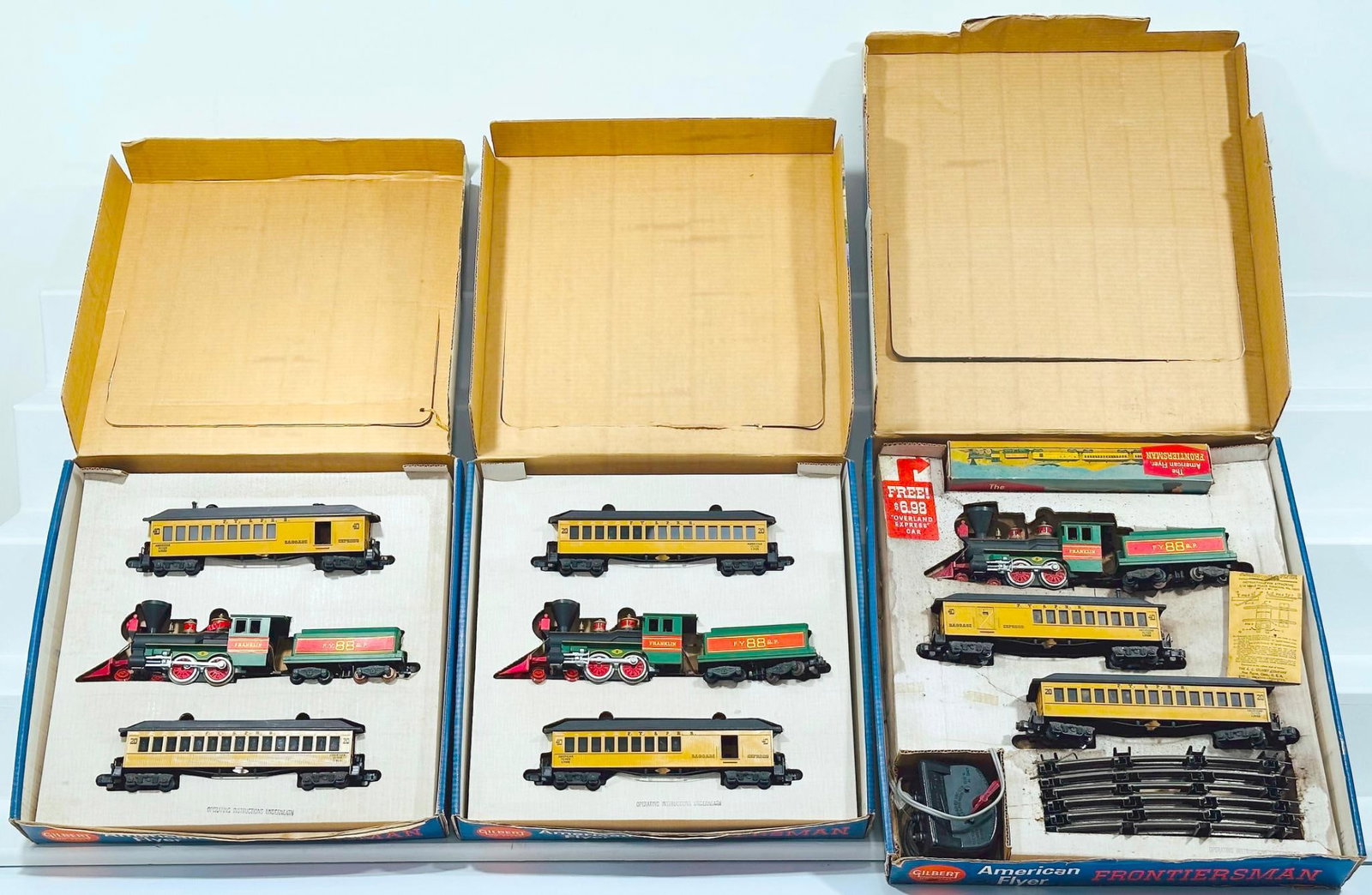 American Flyer Postwar S Gauge Outfit No. 23099 Boxed X2 and Outfit No. 20551 Boxed (1 of 7)