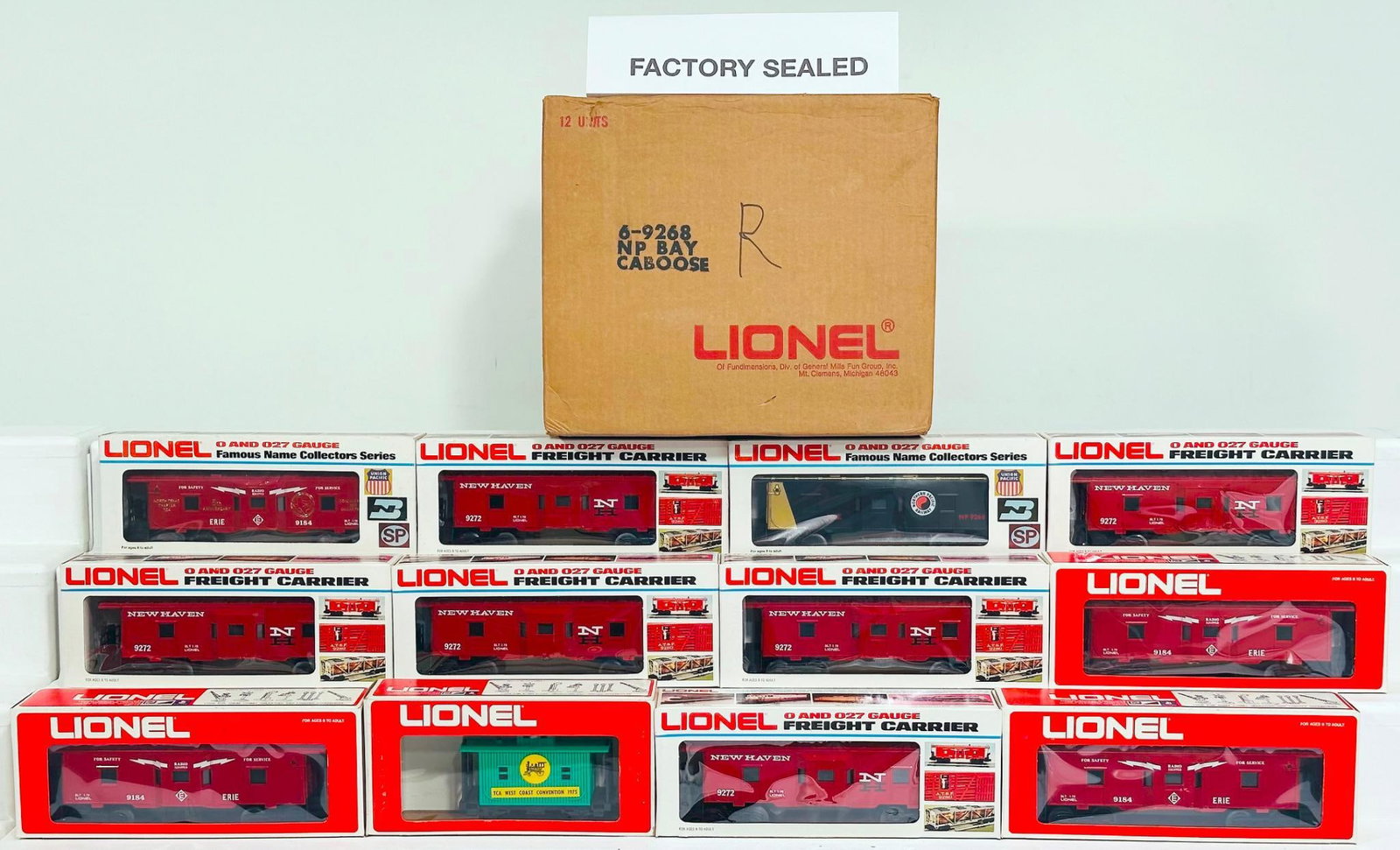 Lionel Modern O Gauge Northern Pacific Window Caboose Boxed X12 and Twelve (1 of 8)