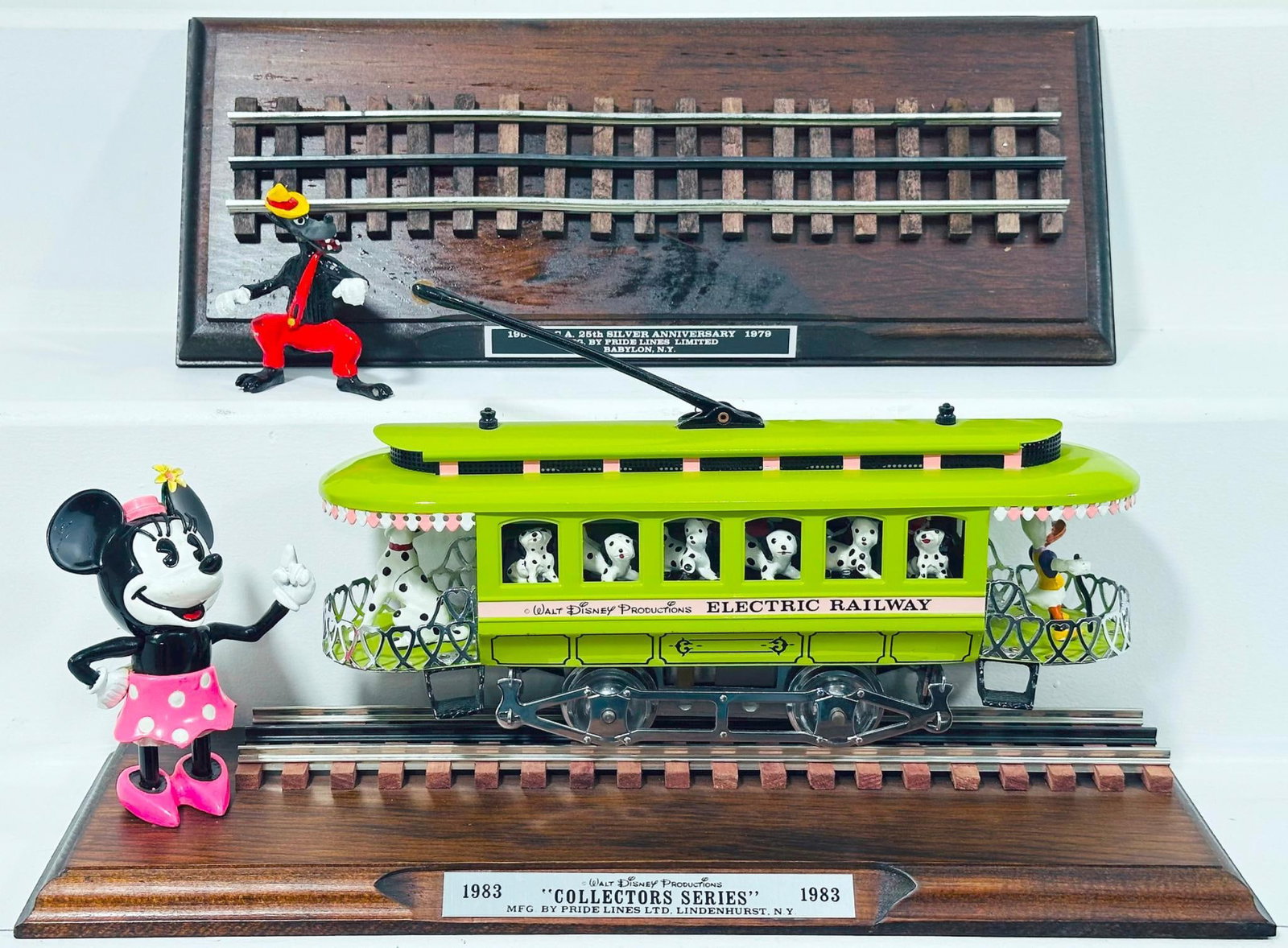 Pride Lines Modern O Gauge 1979 TCA 20th Silver Anniversary Walt Disney Trolley with Figures and (1 of 8)