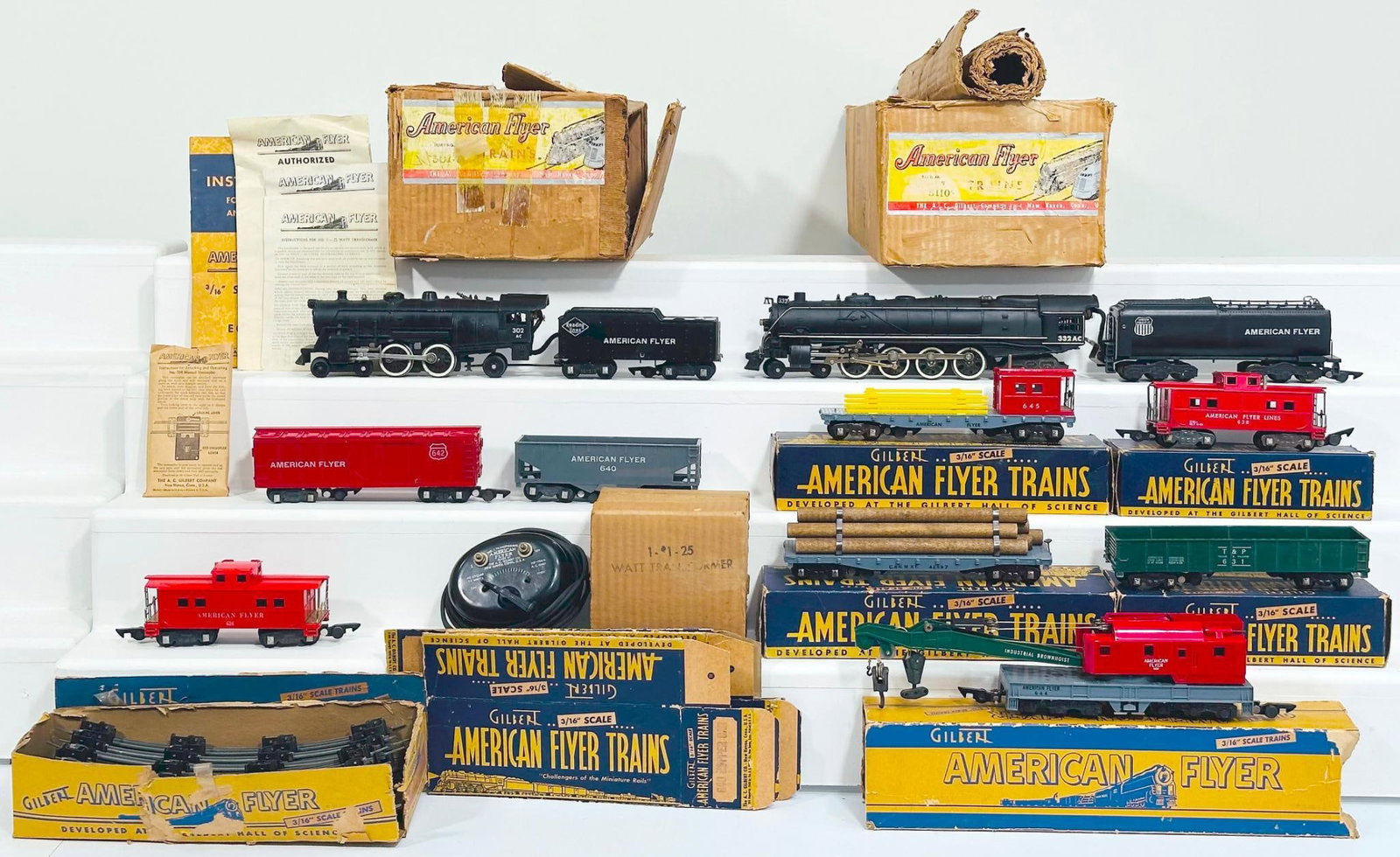 American Flyer Postwar S Gauge Outfit No. 5110 and Outfit No. 501 - T (1 of 11)