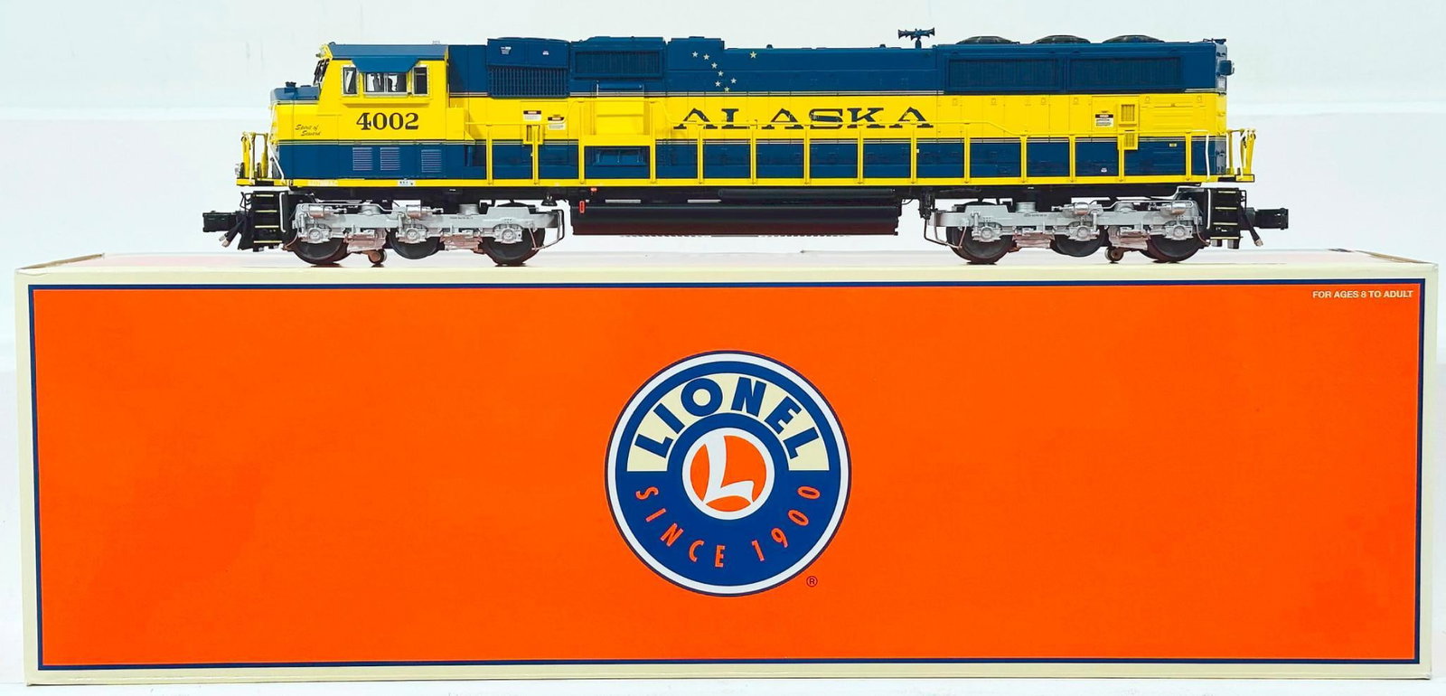 Lionel Modern O Gauge Alaska SD70MAC Diesel Switcher Boxed (1 of 8)