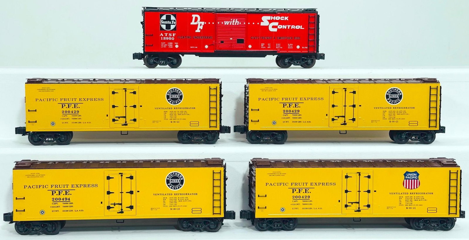 K-Line Modern O Gauge Five (5) Assorted Diecast Freight Cars (1 of 6)