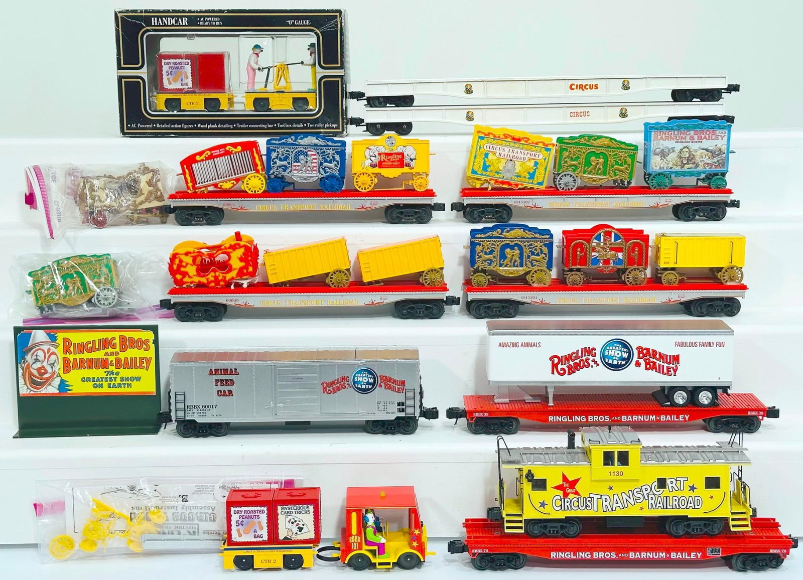 K-Line Modern O Gauge Seven (7) Assorted Circus Freight Cars (1 of 10)