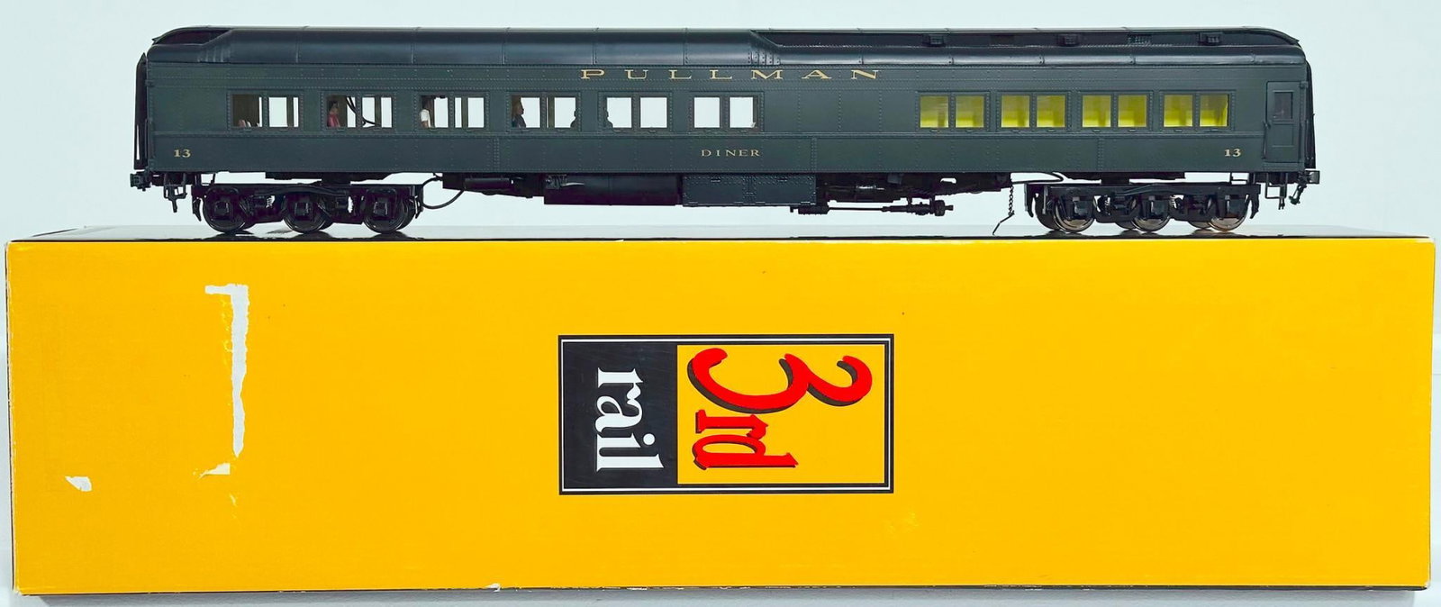 Sunset Models Modern O Scale Pullman 2 Rail Dining Car Boxed (1 of 8)