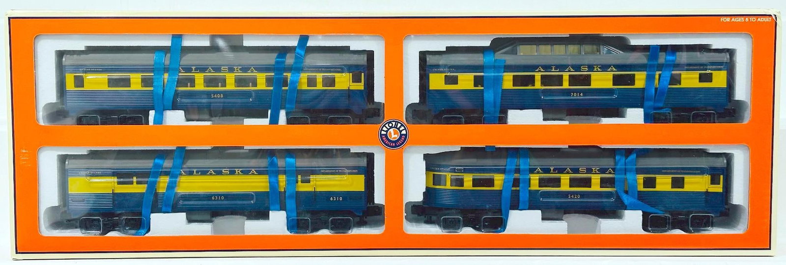 Lionel Modern O Gauge Alaska 0 - 27 Streamliner Set Boxed (1 of 8)