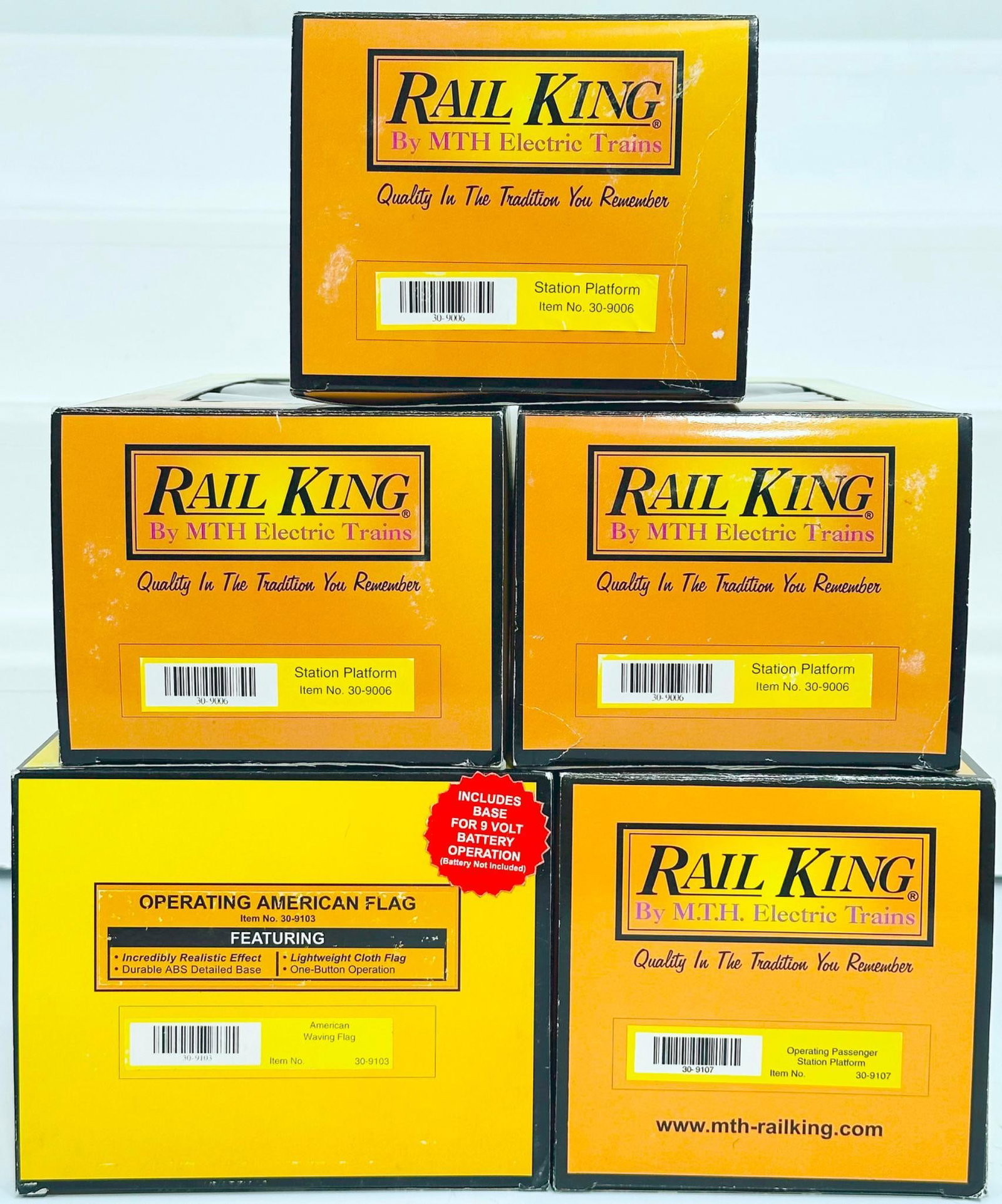 MTH Modern Rail King Ten (10) Assorted Structures - 3