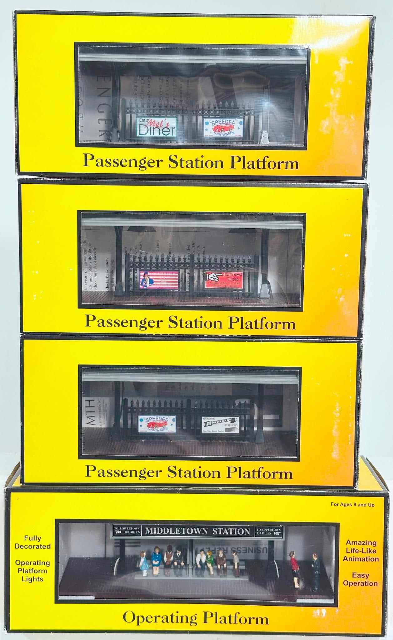 MTH Modern Rail King Ten (10) Assorted Structures - 4