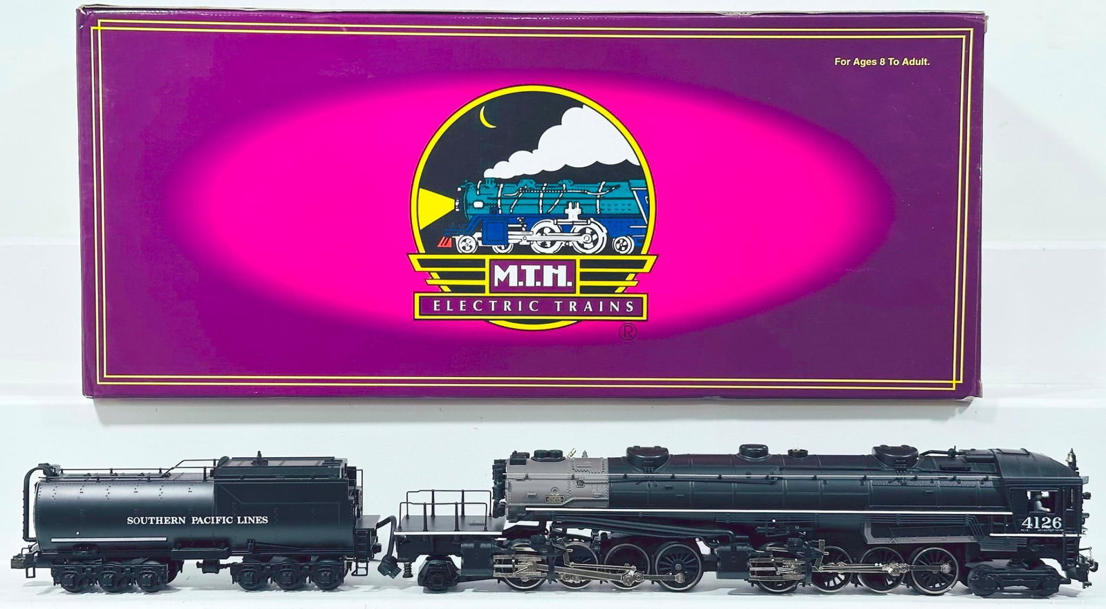 MTH Modern O Gauge Southern Pacific AC - 6 Cab Forward Diecast Locomotive and Tender with PS 1.0 (1 of 8)