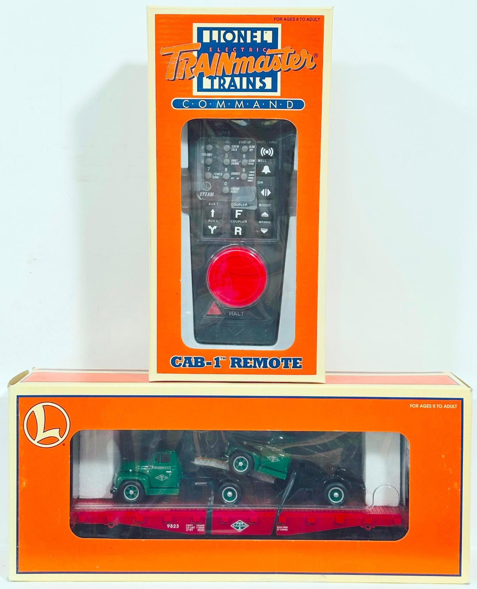 Lionel Modern O Gauge Trainmaster Command Set/CB -1 Remote and Command Base/Trainmaster Power Master - 3