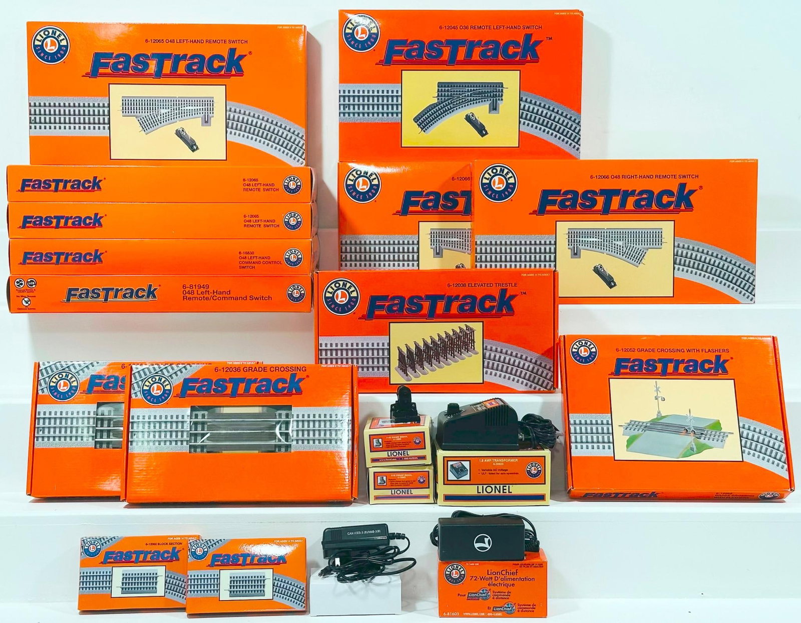 Lionel Modern O Gauge 048 Right-Hand Remote Switch X2/048 Left-Hand Remote Switch X4/048 Left-Hand (1 of 10)
