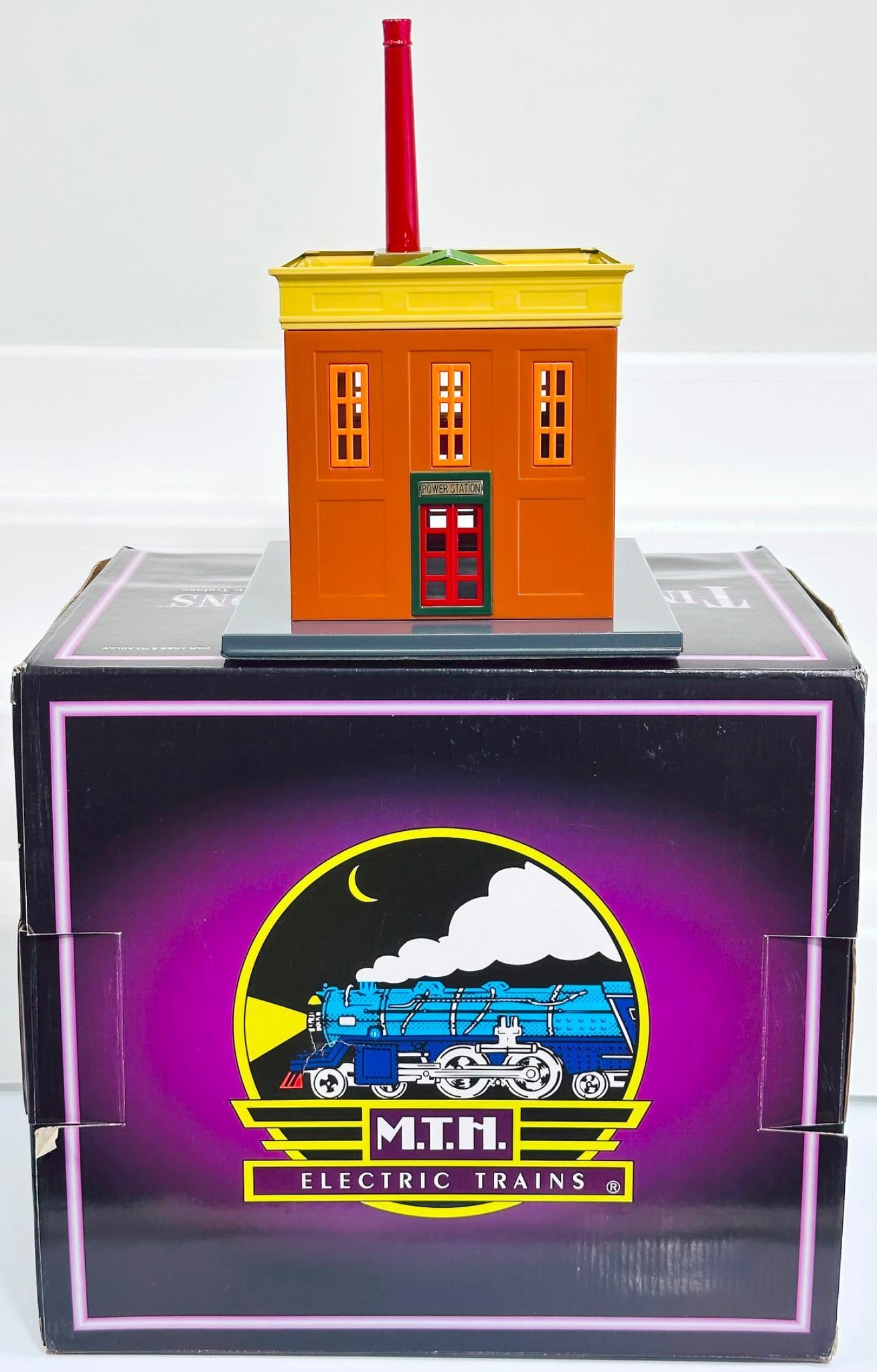 MTH Modern Tinplate Traditions Standard Gauge 436 Power House Boxed: MTH Modern Tinplate Traditions Standard Gauge 436 Power House Boxed, in C9 and with its original box.