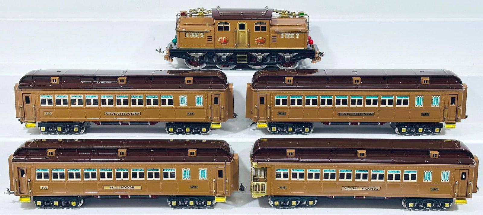 Williams Modern Wide Gauge Brown State Set Boxed (1 of 6)