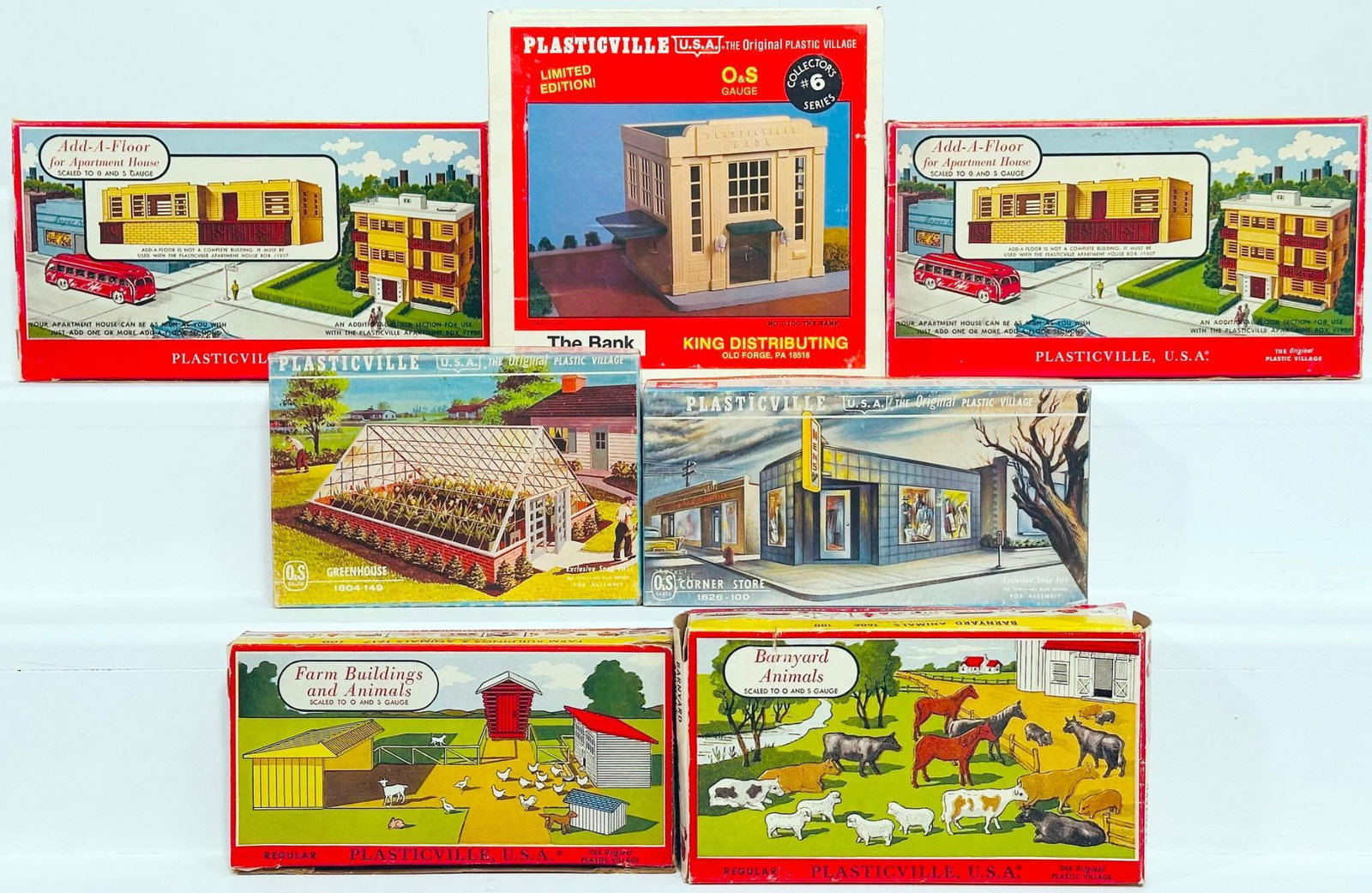 Bachmann/Plasticville Modern O Gauge Seven (7) Assorted Kits Boxed (1 of 5)