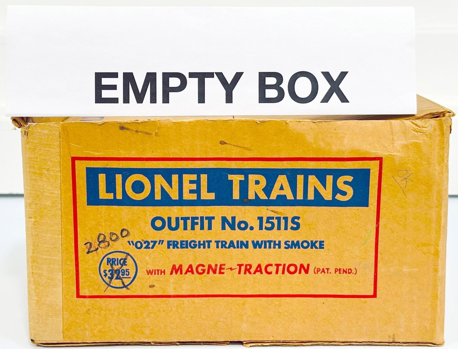 Lionel Postwar O Gauge Outfit No. 1511S original Set Box only (1 of 5)