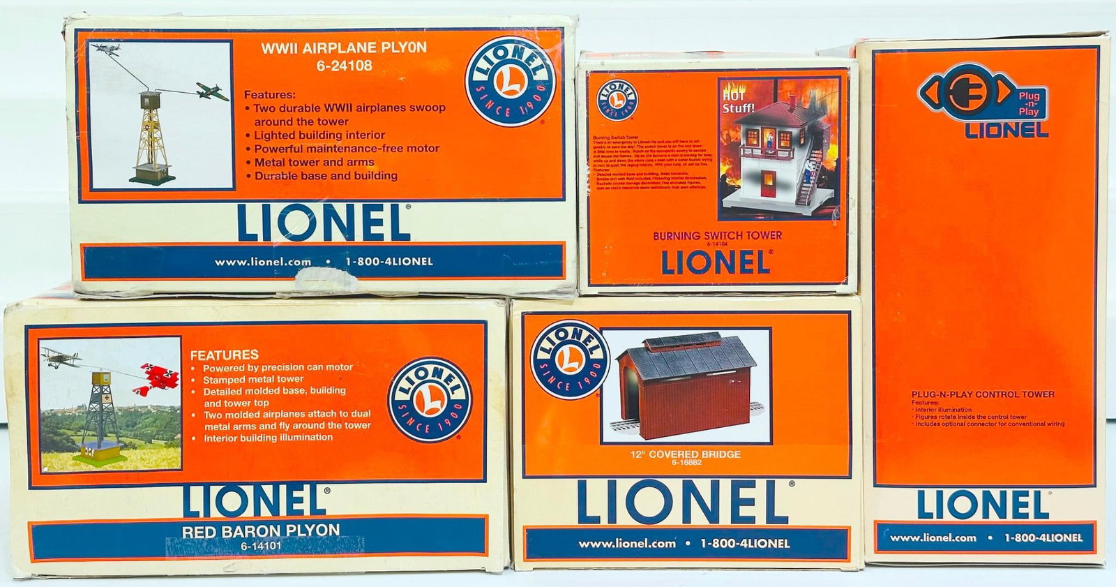 Lionel Modern O Gauge Five (5) Assorted Structures - 2