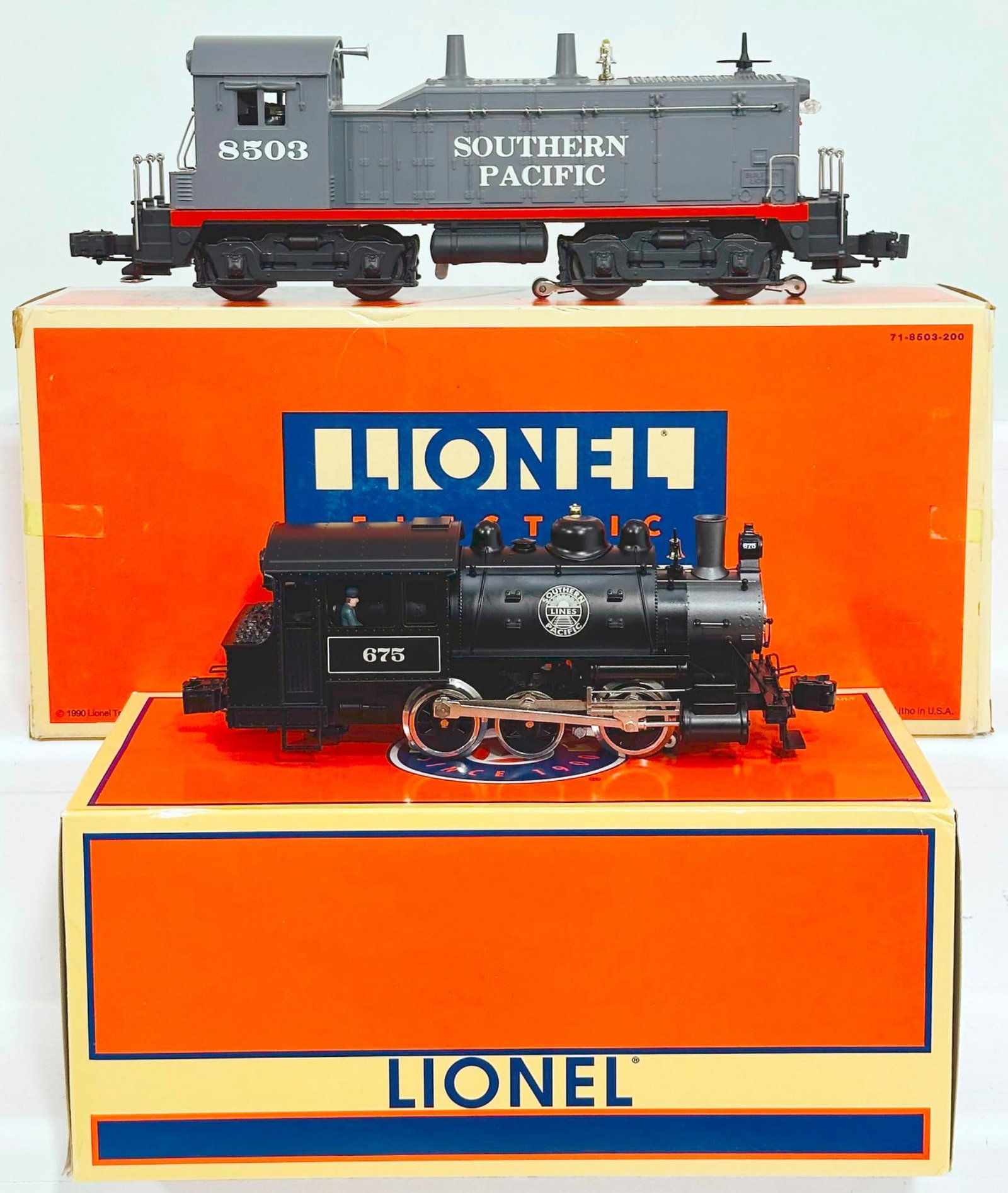 Lionel Modern O Gauge Southern Pacific Diesel Switcher and Southern Pacific 0 - 6 - 0 Dockside (1 of 8)