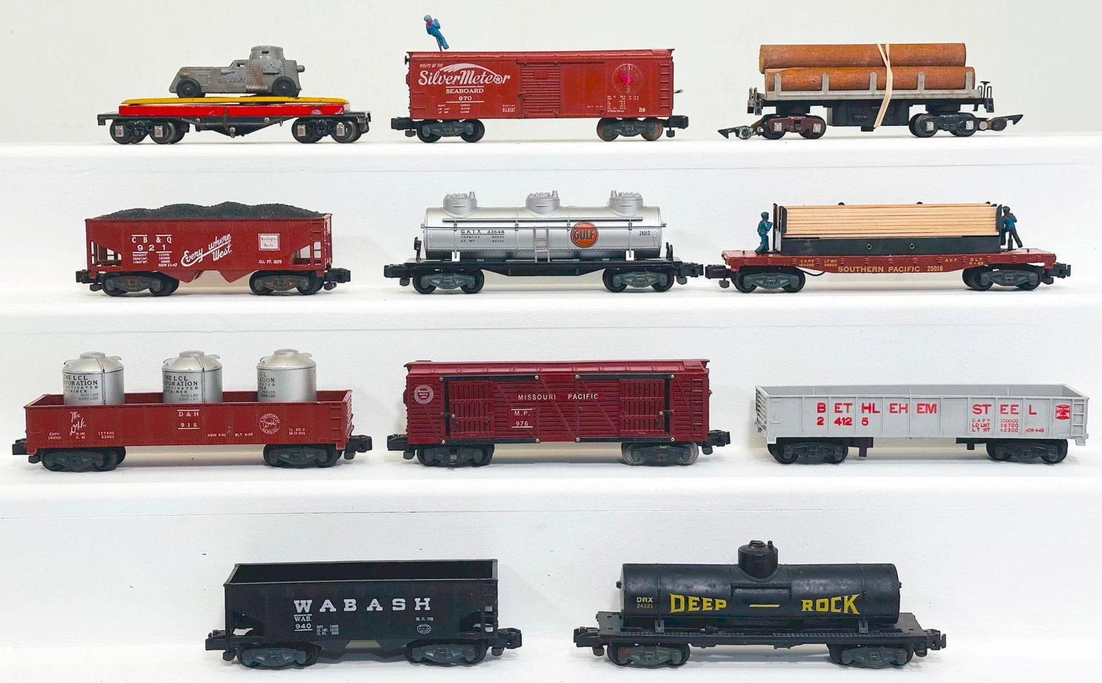American Flyer Postwar S Gauge Eleven (11) Assorted Freight Cars (1 of 8)