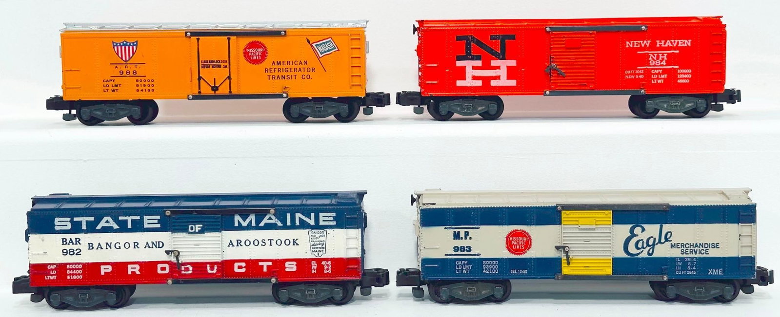 American Flyer Postwar S Gauge Four (4) Assorted Box Cars (1 of 6)