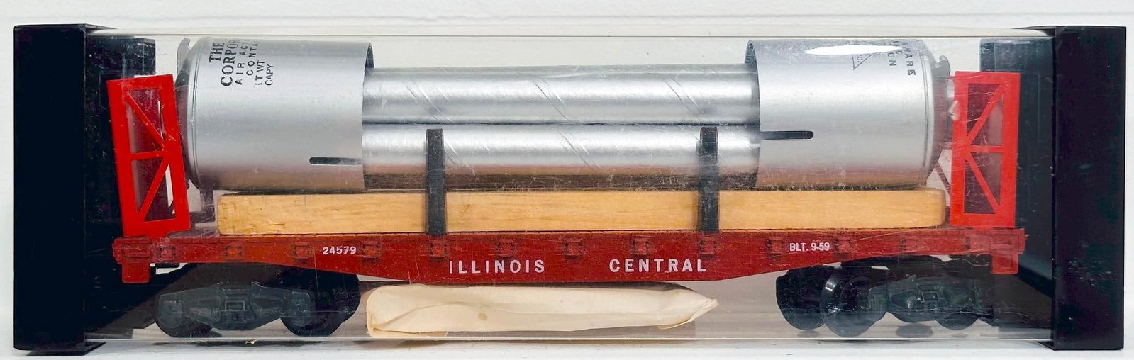 American Flyer Postwar S Gauge 24579 Multipurpose Flat Car with Klear Pak (1 of 9)