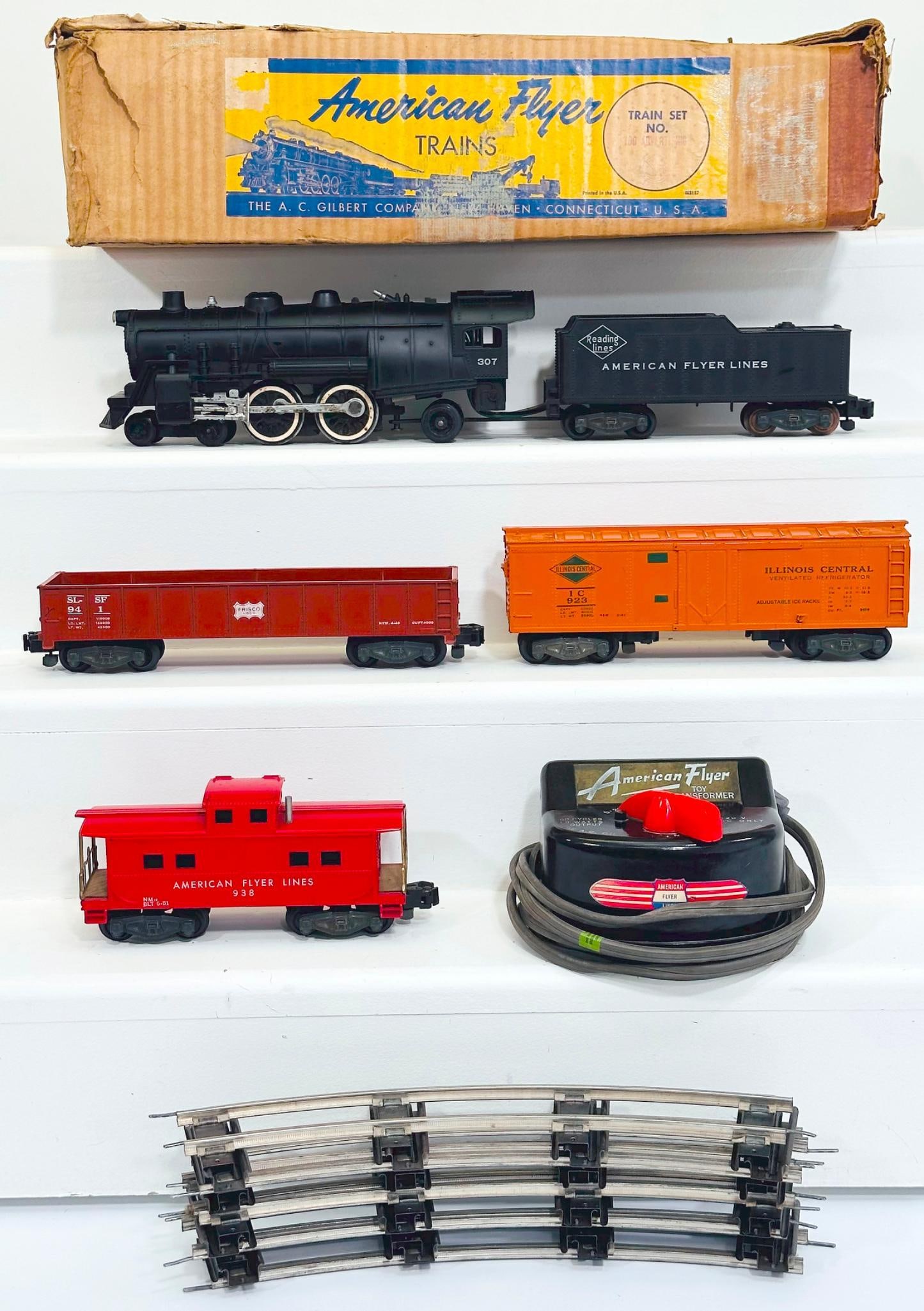 American Flyer Postwar S Gauge Outfit No. 100 Advertising Boxed (1 of 9)