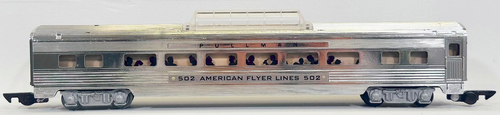 American Flyer Postwar S Gauge 502 Chrome Aluminum Vista Dome Car (1 of 6)