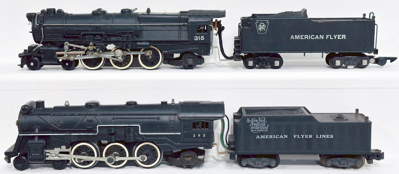 American Flyer Postwar S Gauge 293 New York New Haven and Hartford 4-6-2 Locomotive and Tender (1 of 6)