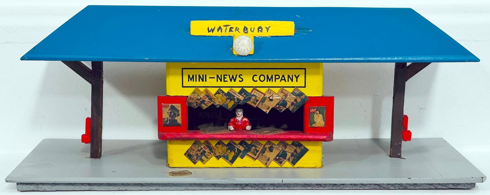Mini - Craft Postwar S Gauge Mini Newsstand Station Platform Waterbury (1 of 6)