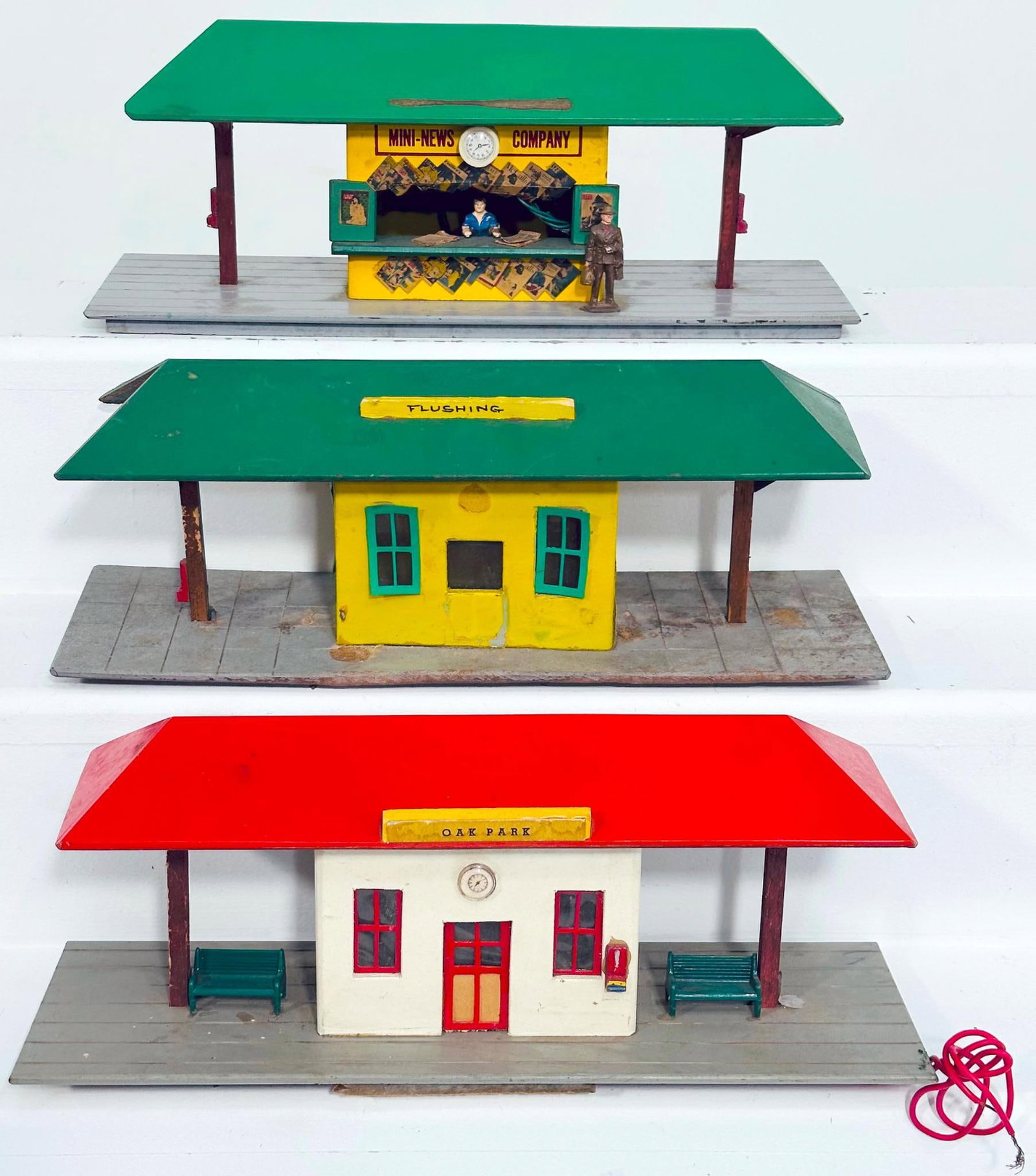 American Flyer Postwar S Gauge 273 Suburban Railroad Station Oak Park and Mini (1 of 6)