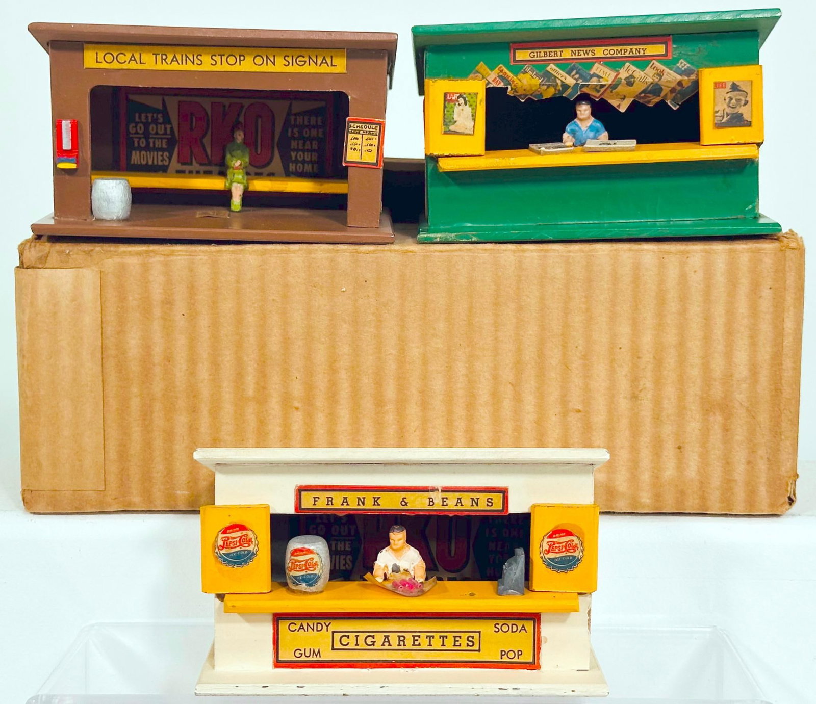 American Flyer Postwar S Gauge 271 - 3 Piece - Whistle Stop Set Boxed (1 of 8)