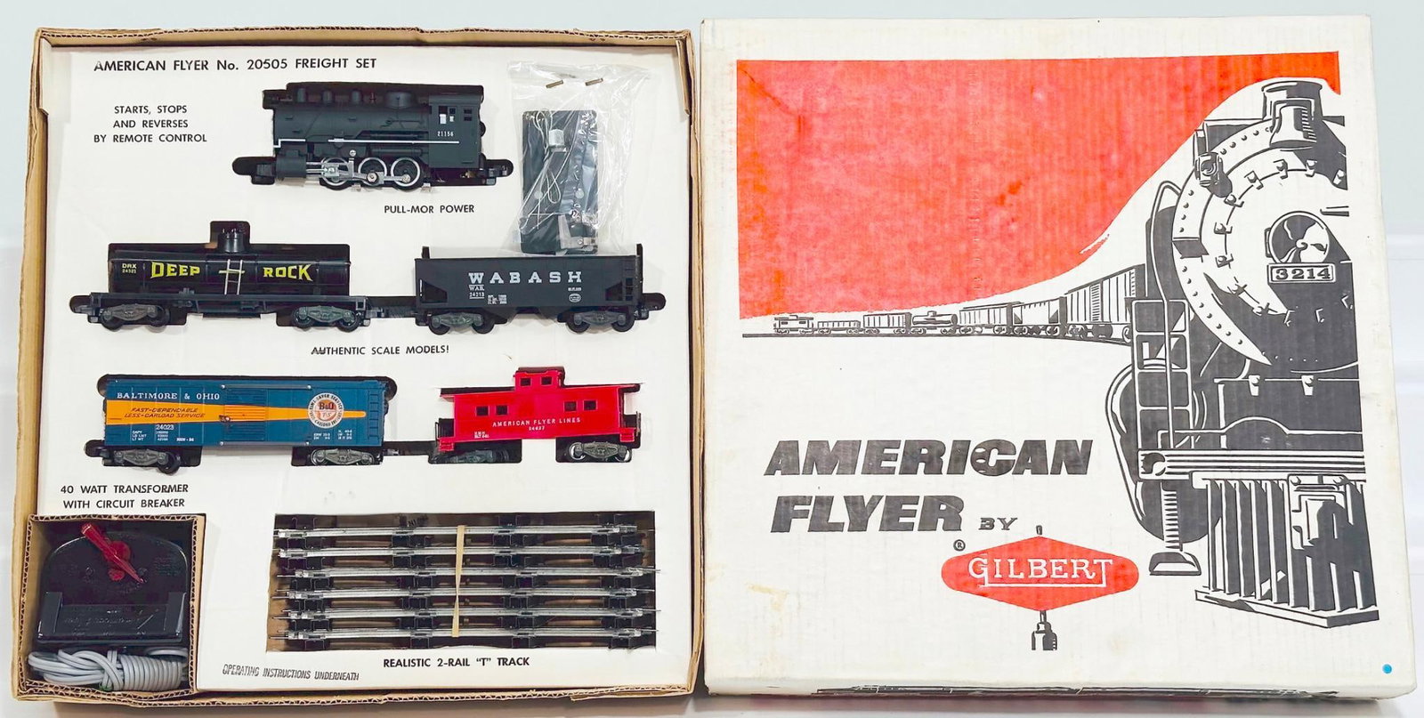 American Flyer Postwar S Gauge Outfit No. 20505 Boxed (1 of 10)