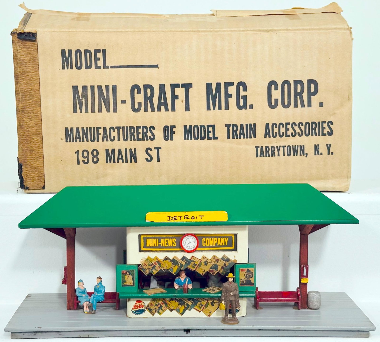 Mini - Craft Postwar S Gauge News Stand Detroit (1 of 8)