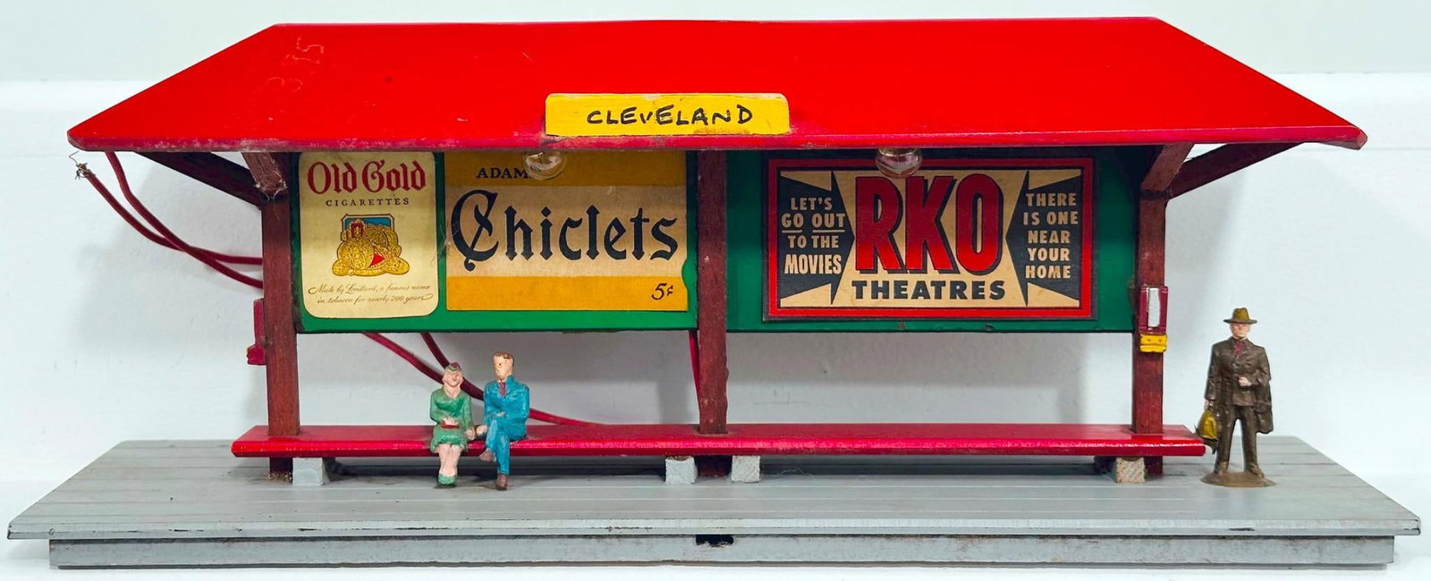 Mini - Craft Postwar S Gauge Station Platform Cleveland: Mini - Craft Postwar S Gauge Station Platform Cleveland, in C7.