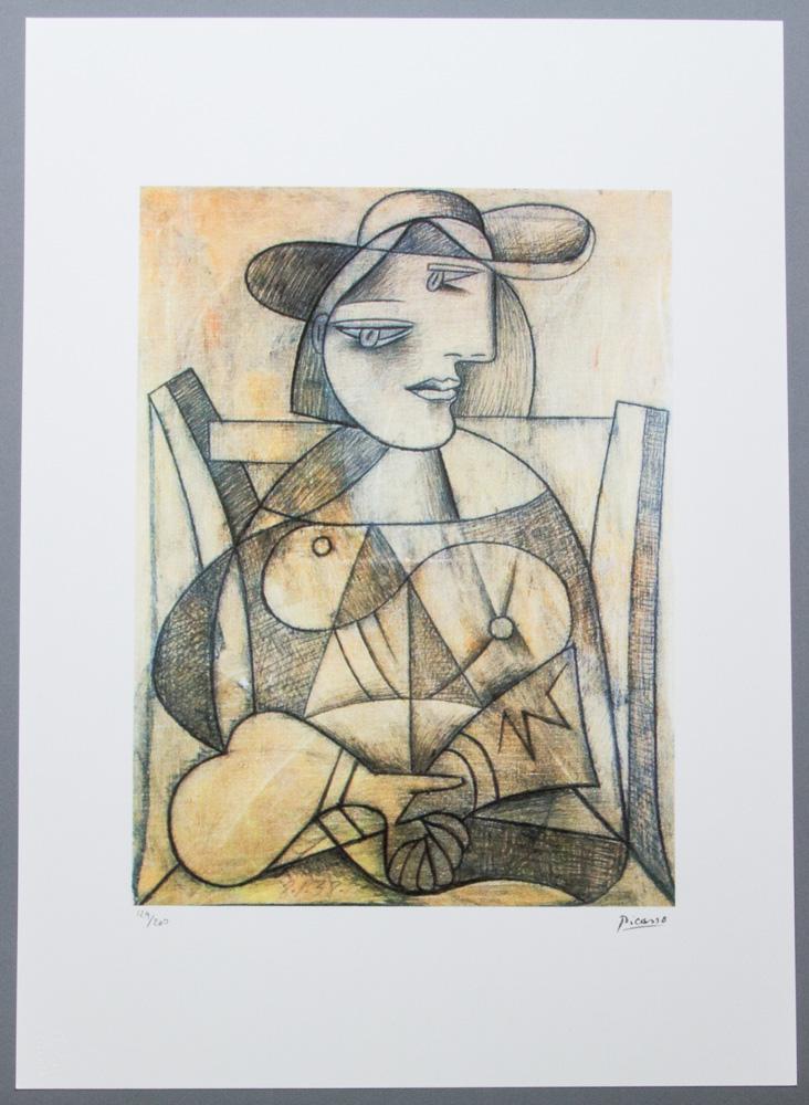 Pablo Picasso „Woman with joined hands” (1 of 1)