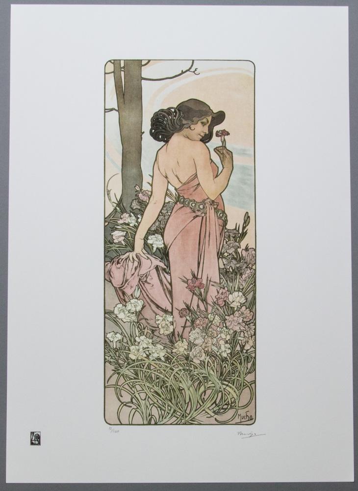 Alphonse Mucha „The Flowers – (1 of 1)