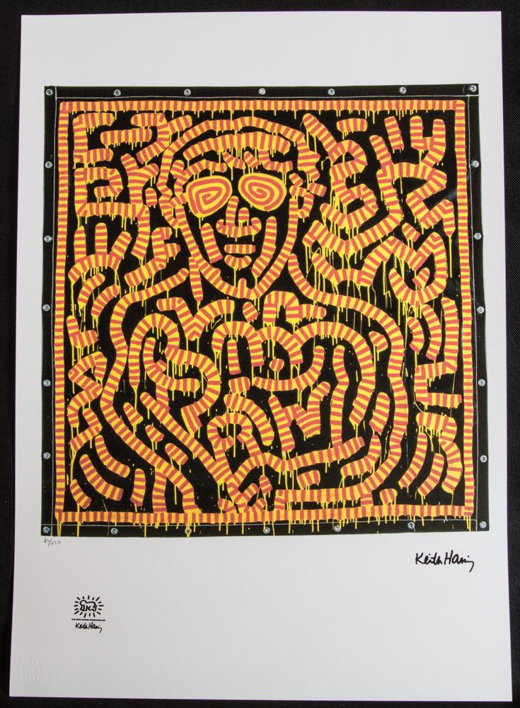 Keith Haring, color lithograph (1 of 2)