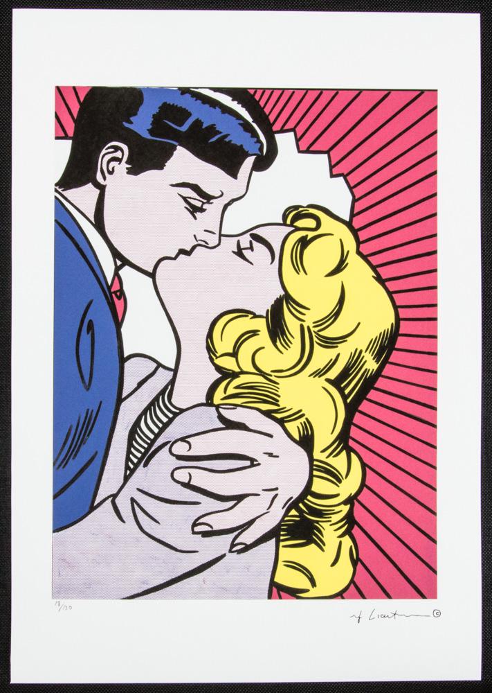Roy Lichtenstein "Kiss III" (1 of 4)