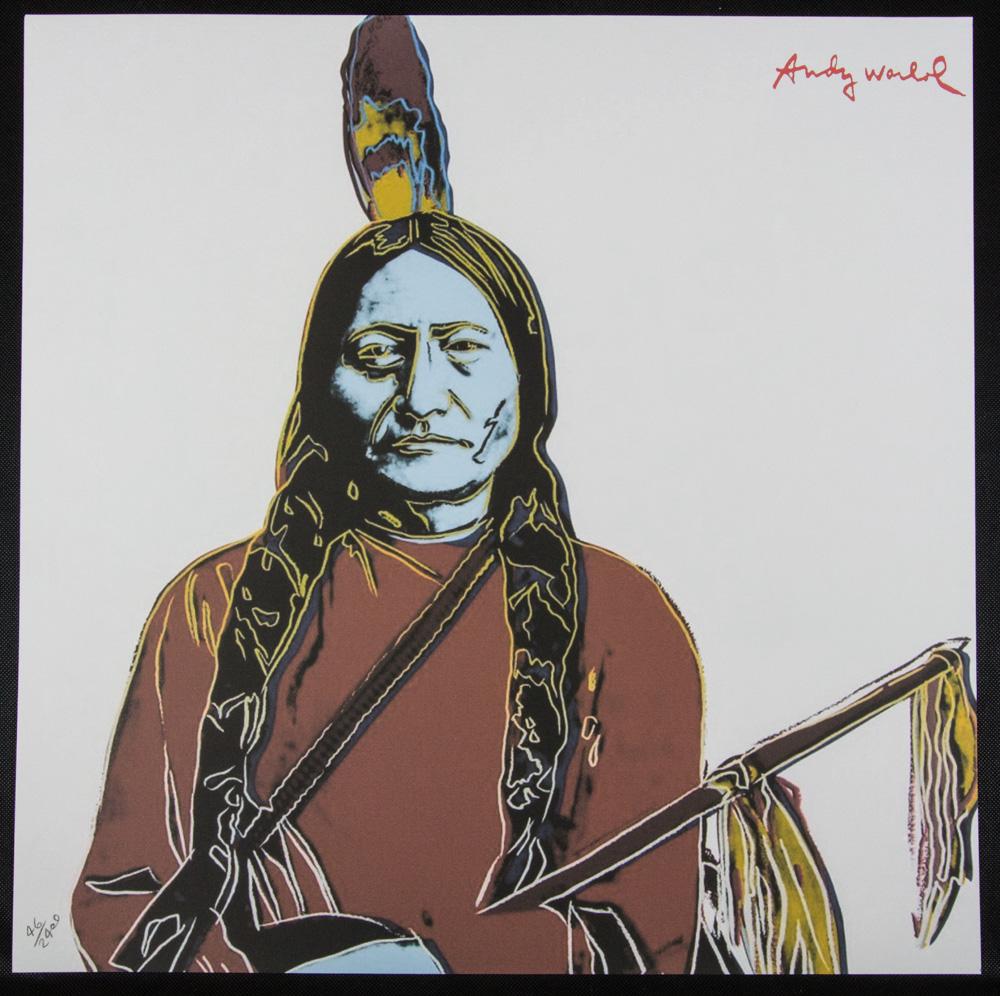 Andy Warhol "Sitting Bull" (1 of 2)