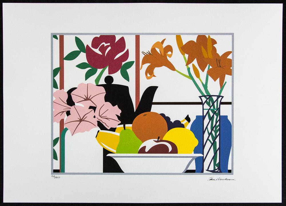 Tom Wesselmann "Still Life 1988": Tom Wesselmann (after) „Still Life 1988" offset lithography, limited edition of 450, sheet size 50 x 70 cm, plate signed bottom right, numbered with pencil bottom left 208/450, cotton paper, bot