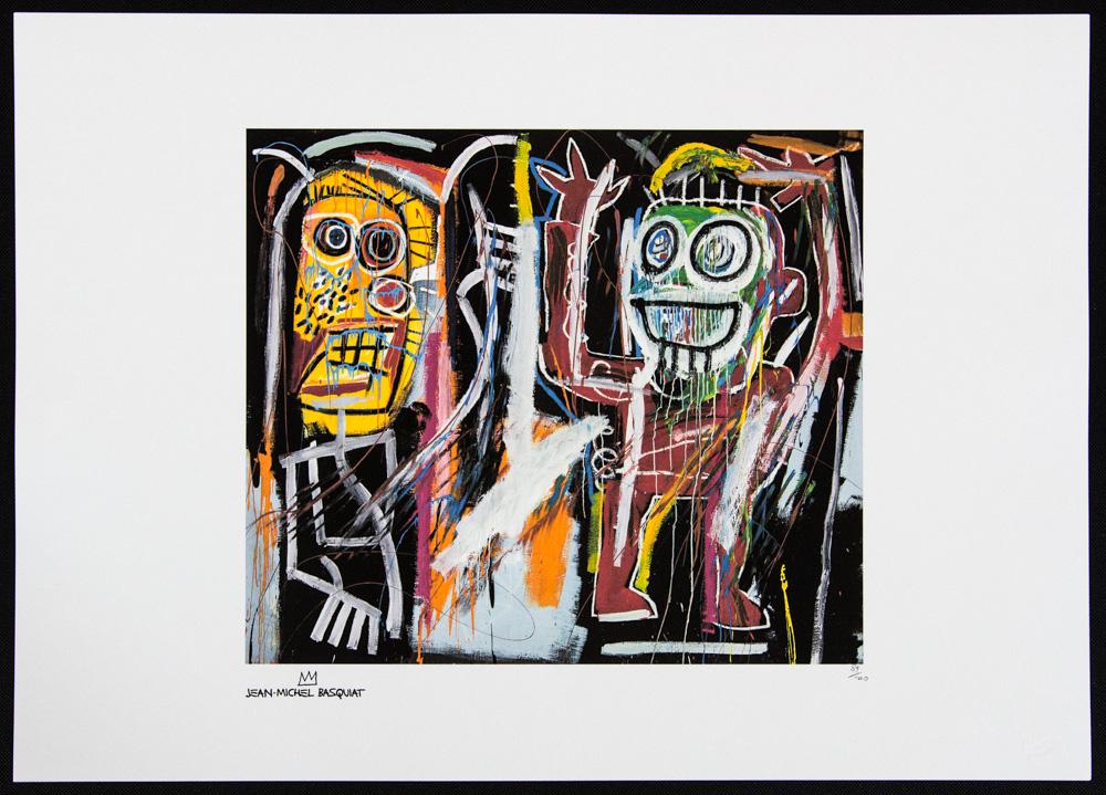 Jean-Michel Basquiat (after) "Dustheads" (1 of 5)