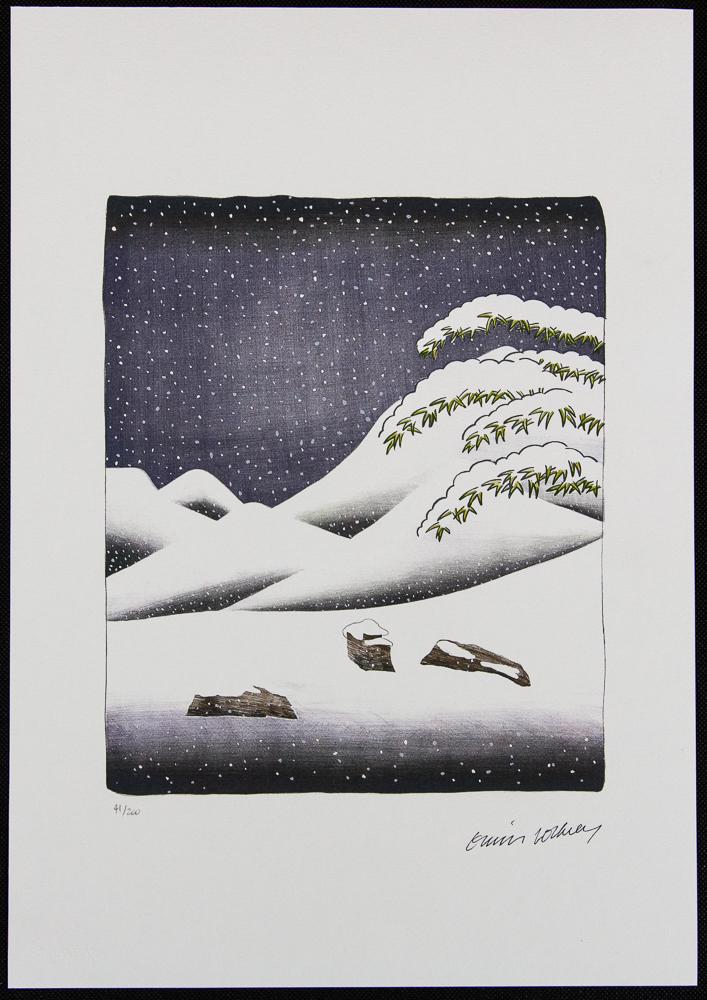 David Hockney "Snow" (1 of 5)