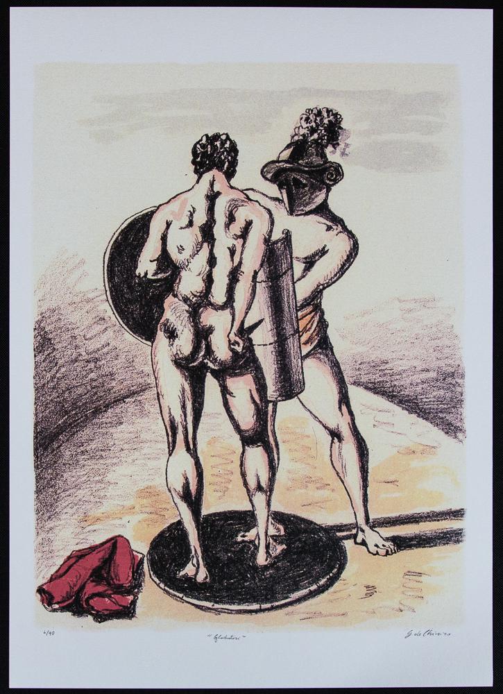 Giorgio De Chirico (after) „Gladiators" (1 of 4)